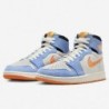 Chaussures NIKE Air Jordan 1 Zoom CMFT 2 pour homme (DV1307-184, SAIL/Royal Pulse/Light Silver/Alpha Orange)