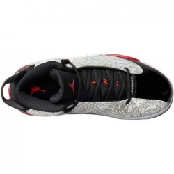 NIKE Jordan Air Dub Zero Chaussures pour hommes Blanc/Rouge feu-Noir