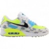 Chaussures unisexes Nike Air Max 90 Se, couleur : blanc/noir/volt