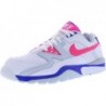 Chaussures Nike Air Cross Trainer 3 Low pour homme, couleur : blanc/hyper rose/bleu coureur