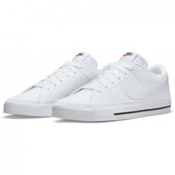 Chaussure de course Nike Court Legacy NN pour homme, BLANC/BLANC-NOIR