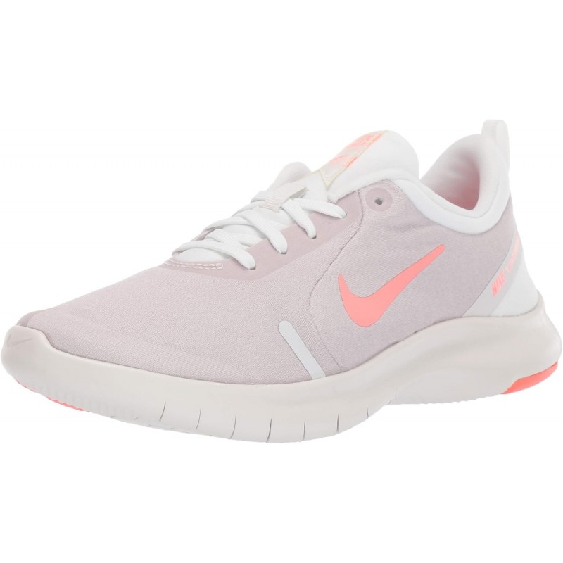 Chaussure Nike Flex Experience Run 8 pour femme, blanc sommet/éclat de lave-gris atmosphère