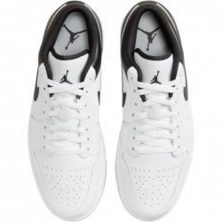 Chaussures NIKE Air Jordan 1 Low pour homme (553558-132, blanc/noir-blanc)