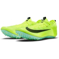 Chaussures d'athlétisme à pointes en mousse Nike Zoom Superfly Elite 2 DR9923-700 Volt-Cave Purple-Mint