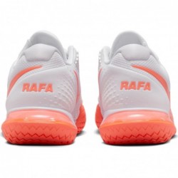 Chaussures de tennis pour terrain dur NikeCourt Zoom Vapor Cage 4 Rafa pour homme (DD1579-106, blanc/mangue brillante)