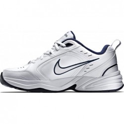 Chaussures de course et de cross-training en cuir Nike Air Monarch IV pour homme, blanc, pointure 15 (E)