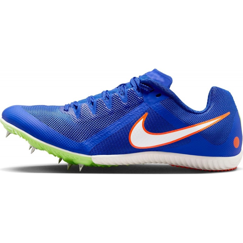 Chaussures d'athlétisme multi-événements Nike Zoom Rival Multi pour homme (bleu coureur/orange sécurité/blanc)