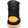 NIKE Jordan Air 1 Mid SE pour homme Noir/Orange vif (FJ4923 008)