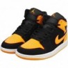 NIKE Jordan Air 1 Mid SE pour homme Noir/Orange vif (FJ4923 008)