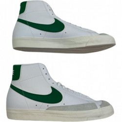 Chaussures Nike Blazer Mid '77 Vintage pour hommes (blanc, vert, voile, noir, Numeric_14)