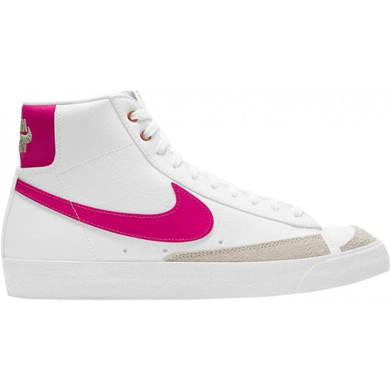 Chaussures Nike Blazer Mid '77 World Tour pour homme DD9552-100, blanc/citron vert clair/noir/fruit de la passion