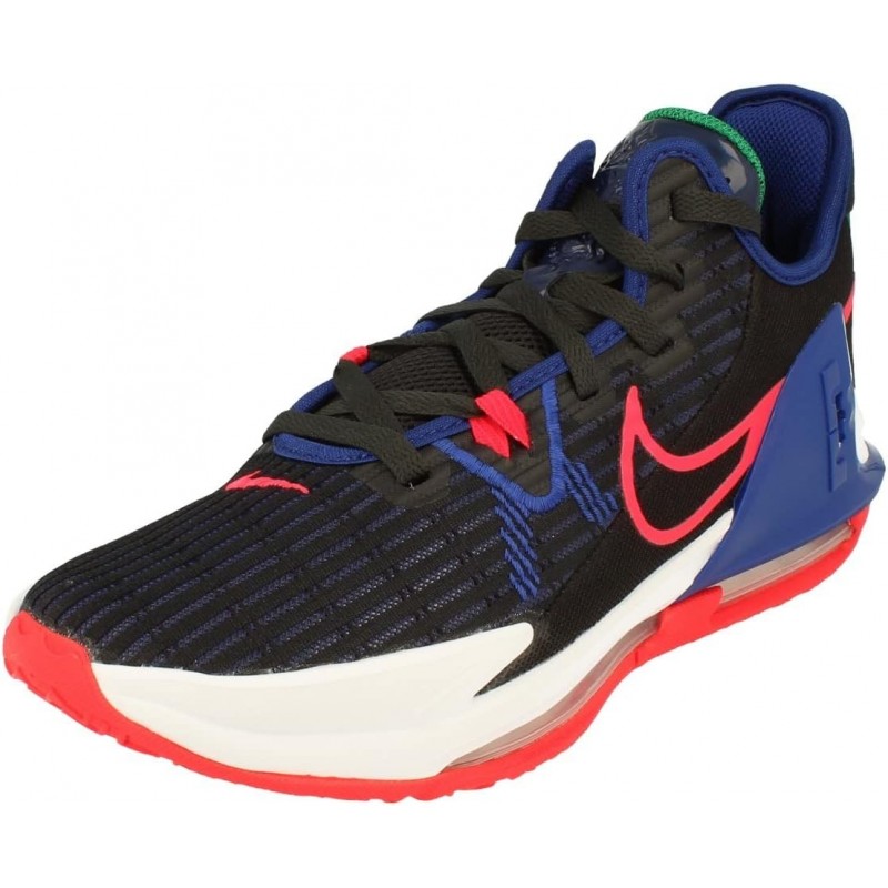 Nike Lebron Witness VI Baskets de basket-ball pour hommes CZ4052 Chaussures de sport (noir sirène rouge 005)