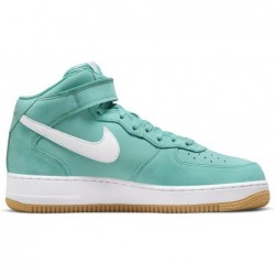 Chaussures Nike Air Force 1 Mid Premium pour homme, bleu sarcelle délavé/blanc-gomme