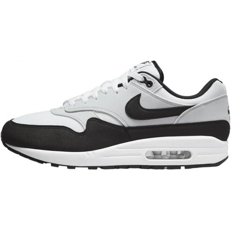 Chaussures Nike Air Max 1 pour homme (FD9082-107, blanc/platine pur/noir)