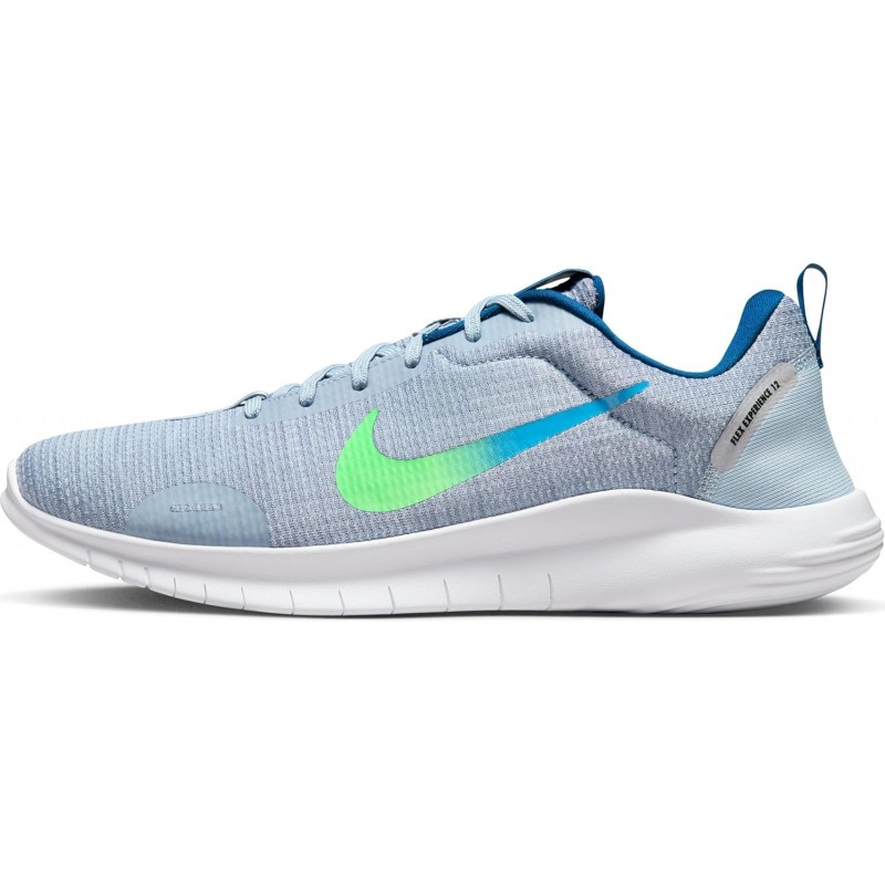 Chaussures de course sur route Nike Flex Experience Run 12 pour homme (DV0740-400, bleu armurerie clair/ardoise cendrée/bleu cou