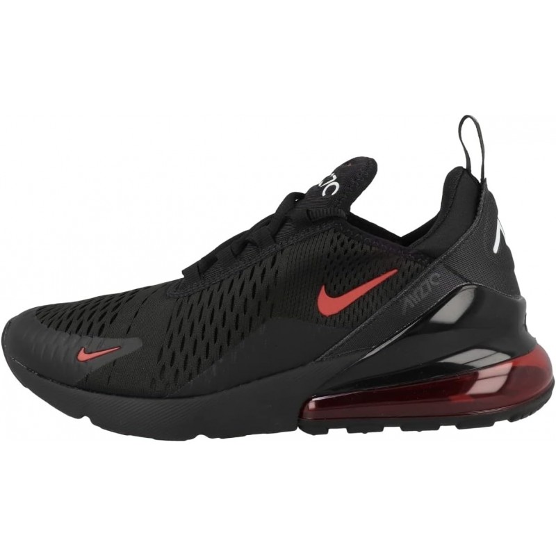 Baskets Nike Air Max 270 pour homme, noir, rouge, blanc