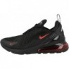 Baskets Nike Air Max 270 pour homme, noir, rouge, blanc