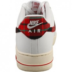 [DV0789-100] Nike Air Force 1 Low '07 LV8 'Tartan Plaid Blanc Rouge Université' pour Homme