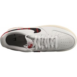 [DV0789-100] Nike Air Force 1 Low '07 LV8 'Tartan Plaid Blanc Rouge Université' pour Homme