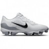 Chaussures de baseball Nike Alpha Huarache Keystone Low en caoutchouc Blanc | Gris Medium