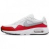 Baskets basses Nike pour homme, chaussures de gymnastique, blanc, gris loup, université, rouge, noir