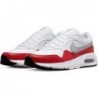 Baskets basses Nike pour homme, chaussures de gymnastique, blanc, gris loup, université, rouge, noir