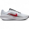 Chaussures de course sur route Nike Downshifter 13 pour homme (FD6454-104, blanc/gris fumé clair/noir/rouge feu)