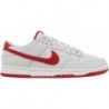 Chaussures de basket-ball Nike W Dunk Low pour femme, Vasto Grey Varsity Red White