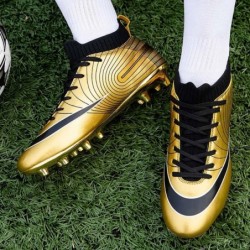 HESBITEUL Chaussures de football confortables pour hommes, chaussures de sport d'extérieur et d'intérieur, chaussures de sport à