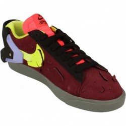 Nike Blazer Low/Acronym Baskets Homme DN2067 Baskets Chaussures (Night Maroon Lemon Venom Black 600)