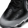 Chaussures de baseball Nike Alpha Huarache Keystone Low en caoutchouc Noir | Gris