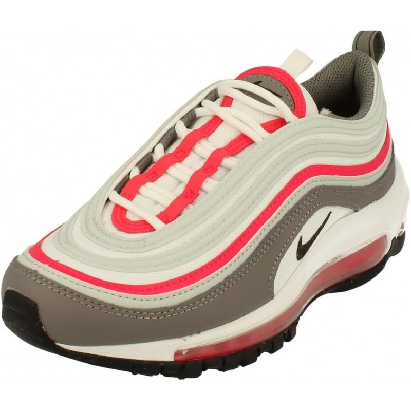 Nike Air Max 97 GS Running Trainers 921522 Chaussures de sport (Blanc Noir Étain plat 110)