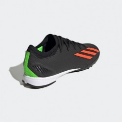 Chaussure de football adidas X Speedportal.3 Turf unisexe, noir/rouge solaire/vert solaire