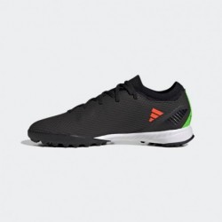 Chaussure de football adidas X Speedportal.3 Turf unisexe, noir/rouge solaire/vert solaire