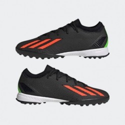 Chaussure de football adidas X Speedportal.3 Turf unisexe, noir/rouge solaire/vert solaire