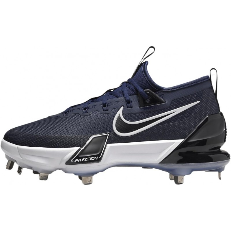 Chaussures de baseball Nike Force Zoom Trout 9 Elite (FB2906-400, bleu marine/obsidienne foncée/noir/blanc)