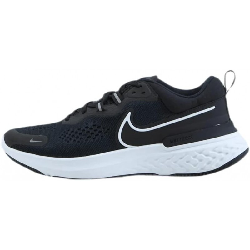 Chaussures de gymnastique Nike pour hommes, course à pied, noir, blanc, gris fumé