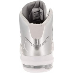 Chaussure de basket-ball Nike Jordan Max Aura SE pour enfant Argent/Gris vaste/Blanc