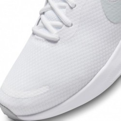 Chaussures de course sur route NIKE Revolution 7 pour hommes, blanc, platine pure, blanc