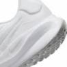 Chaussures de course sur route NIKE Revolution 7 pour hommes, blanc, platine pure, blanc