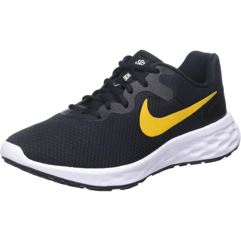 Baskets Nike pour hommes, noir, université, or, argent clair, blanc