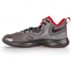 Chaussure de basket-ball Nike Fly.by Mid 2 unisexe pour adulte, ANTHRACITE/GYM RED-BLACK-MTLC DARK GREY