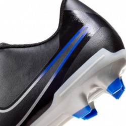 Chaussures de football basses multi-surfaces Nike Tiempo Legend 10 Club (DV4344-040, NOIR/CHROME-HYPER ROYAL)