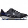 Chaussures de football basses multi-surfaces Nike Tiempo Legend 10 Club (DV4344-040, NOIR/CHROME-HYPER ROYAL)