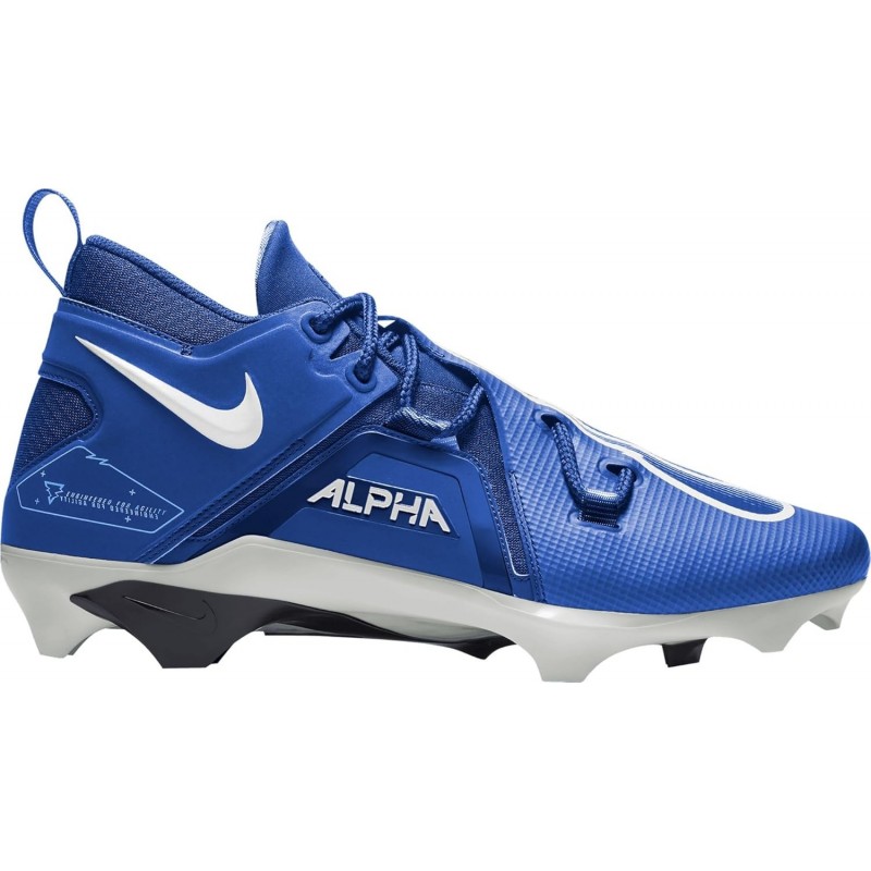 Chaussures de football Nike Alpha Menace Pro 3 CT6649-414 pour homme, bleu royal/bleu université/blanc sommet/blanc