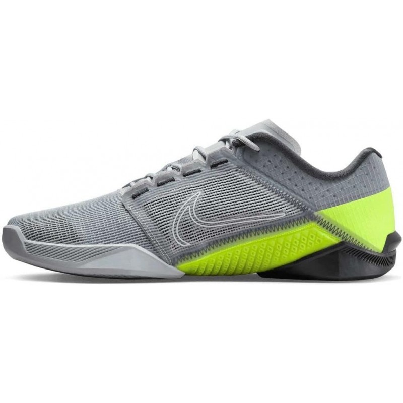 Chaussures de course à pied Nike pour hommes, gris loup/blanc-volt-noir