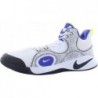 Chaussures Nike Fly by Mid 2 pour homme, couleur : blanc/argent/bleu