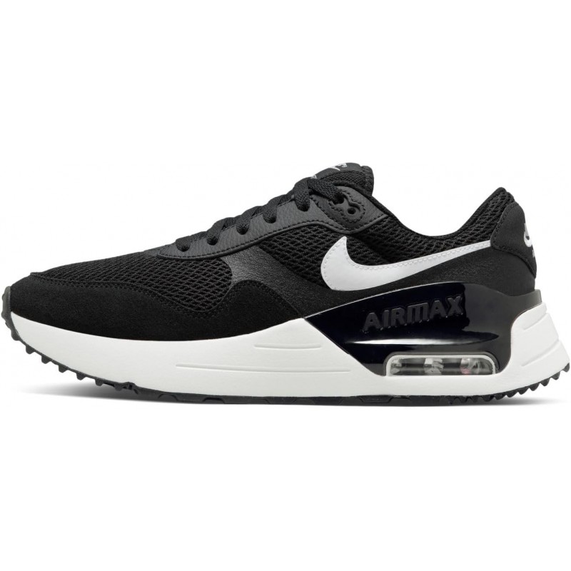 Chaussures Nike Air Max SYSTM pour petits enfants (DQ0285-001, noir/gris loup/blanc)