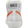 Chaussures Nike Blazer Mid Pro Club pour homme, blanc/orange sécurité-voile, DQ7673