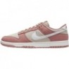 Chaussures Nike Dunk Low Retro Premium pour homme (FB8895-601, Poussière d'étoile rouge/Sanddrift/Blanc sommet)